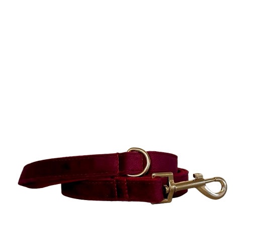 Juul set - Halsband, leiband, poepzakhouder Bordeaux velvet