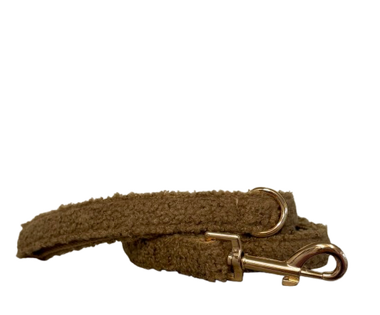 Pip set - Halsband en leiband Bruin teddy