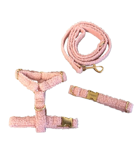 Pip set – Roze teddy