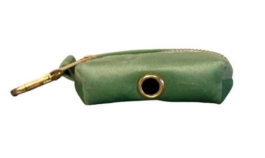 Juul set - Harnas, leiband & poepzakjeshouder Mintgroen velvet